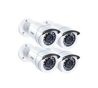 ZOSI Lot de 4 1080p Caméra de Surveillance Extérieure IP66, Vision Nocturne 24m, Objectif 3,6mm, pour Système de Surveillance HD-TVI