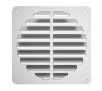 ZOUNKAY Vent DéFlecteur D'Obturateur en Acier Inoxydable,Couvercle de Guide de Vent de déflecteur Anti-soufflage Direct,Anti-soufflage,Ventilation,pour condenseur de Pompe à Chaleur
