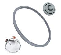 Zovator Lot de 2 joints d'étanchéité de 22 cm pour autocuiseur WMF Perfect - Anneaux en caoutchouc - Pour couvercle de cocotte-minute - 3 l/4,5 l/6,5 l/8,5 l