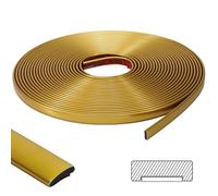 ZOWZOW 8M Moulure Adhésive - Moulure Flexible Autocollante, Baguette de Finition Décorative pour Bordure de Carrelage, Bordure Murale, Coin et Décoration de Cadre