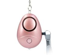 ZQ-014 130db Super fort autodéfense d'urgence alarme de sécurité personnelle porte-clés lumière Mini Portable pour les femmes enfants aînés couleur or rose