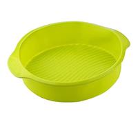 ZQINGQING Plaque Pizza Moule À Pain En Silicone Rond Antiadhésif, Ustensiles De Cuisson, Gâteau 3D, Outil, Plateau, D'anniversaire, Dessert, Outils, Moules(Green)