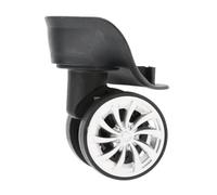 ZQINGQING Roue Valise 2 Pièces De Remplacement Roues Gauche Et Droite Bagages 360 Degrés Pivotant Muet Valise roulettes Chariot Réparation Accessoire
