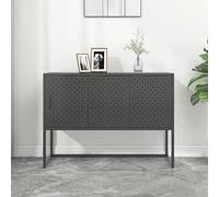 ZQQLVOO Buffet anthracite 105 x 35 x 75 cm en acier - Chest of Drawers - Commode - Armoire de couloir - Armoire à linge pour votre chambre à coucher
