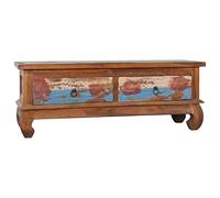 ZQQLVOO Meuble TV, buffet, pour salon, 110 x 35 x 40 cm, teck recyclé