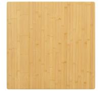 ZQQLVOO Plateau de table en bambou 70 x 70 x 1,5 cm avec bords arrondis pour table basse, table d'appoint, table de bar, durable, facile d'entretien, plateau de meuble polyvalent