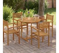 ZQQLVOO Plateau de table octogonal en teck massif - 90 x 90 x 2,5 cm - Avec trou de parasol - Pour table de jardin - Design rustique - Résistant aux intempéries