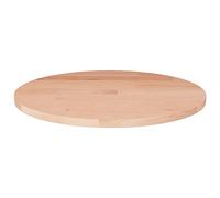 ZQQLVOO Plateau de table rond Ø 40 x 1,5 cm en chêne massif non traité pour table basse, table d'appoint, table de bar, table de téléphone, table console, table de chevet, étagère, plaque de