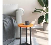 ZQQLVOO Plateau de table rond en pin massif Ø 30 x 2,5 cm - Marron ciré - Plateau de table stable pour table de bar ou table d'appoint - 1 pièce - Plateau de meuble polyvalent pour projets de