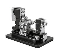 ZR® Mini tour rotatif en métal haute puissance 60 W avec base 12 000 tr/min pour bois, métaux, plexiglas, plastique