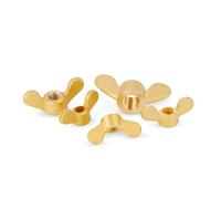 ZS Hardware Écrous à ailes papillon en laiton M4-M20, matériel à serrage automatique, torsion manuelle, 1 à 10 pièces