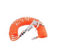 ZS Hardware Le pistolet de nettoyage haute pression DG-10 avec tuyau d'air rétractable en PU(Hose(30CM)-DG10,EU Type)