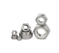 ZS Hardware Ta2 Insert en nylon et titane pur Écrou hexagonal autobloquant M3-M16(M16(1pcs))