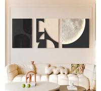 ZSCNYHMT Tableau Lumineux Mural 3D LED avec télécommande, décor Style Wabi-sabi Texture grès Lumineux pour Salon, Chambre, Salle à Manger