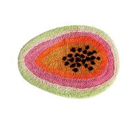 ZSCYD-yingda1992 Tapis de bain en forme de fruit de la passion - Tapis de bain antidérapant doux pour chambre à coucher, cuisine, décoration d'intérieur (47 x 65 cm)