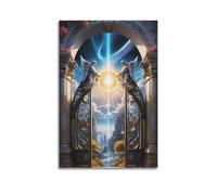 ZSLYMX Poster chrétien The Gateway to Heaven Marvel - Peinture murale sur toile pour décoration de chambre à coucher - Impression d'art moderne - 20 x 30 cm
