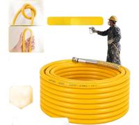 ZT-15 Tuyau d'arrosage sans air extra doux 20 m en fil d'acier renforcé | Noyau en nylon ultra flexible, pas de torsion lors de l'utilisation, facile à plier autour des coins, longueur de 20 m