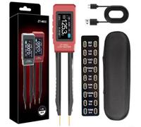 ZT-MD2 Pince numérique intelligente LCR pour composants SMD, mesure de R/L/C/ESR/Q/D, pour fréquence 100 Hz-10 kHz, précision 0,5 %, avec pince à épiler pour réparation électronique et développement