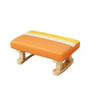 ZTHYSHOZ Petit Banc en Bois de Tabouret Bas ménage Banc Porte-Chaussures | tabouret à langer(Orange)