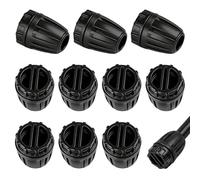 Ztolbriy Adaptateur Bouchons D'Irrigation - Lot de 10 Pièces, Connecteur de Tuyau d'Irrigation pour Tuyaux 1/2" (13/16 mm) - Bouchons d'Extrémité pour Système d'Arrosage Micro ou Goutte-à-Goutte