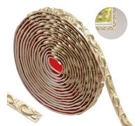 ztowoto Frise autocollante flexible pour plafond - Bordure moulée imperméable - Motif vintage 3D - Décoration murale décollable et réutilisable
