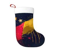 ZTPOWQA Décoration de Noël à suspendre Motif drapeau du Venezuela | Sac de Noël familial pour les vacances, cheminée, cheminée, cadeau, décoration, cérémonie, activité