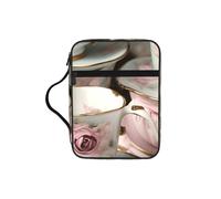 ZTPOWQA Tasses à thé avec roses - Sac de rangement pour homme et femme - Étanche - Organiseur pour écritures