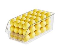 Zuasdvnk Bacs de rangement pour réfrigérateur, conteneurs de stockage pour réfrigérateur,Organisateur alimentaire de grande capacité | Récipients de stockage de nourriture réutilisables avec cloison