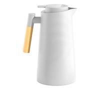 Zuasdvnk Carafe isotherme | Théière thermique doublée de verre de 1000 ml - Distributeur de boissons pour voyage, commercial, extérieur, chevet, maison, camping, restaurant