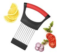 Zuasdvnk Coupe-oignons pour trancher, porte-tranches d'oignon, support de coupe de fruits pour la cuisine - Outil de coupe multifonction pour oignons, viandes, pommes de terre, tomates et citrons