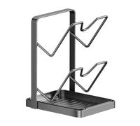 Zubehors Kitchen Pot Lid Storage Rack, Support Couvercle Casserole, Rangement Couvercle Casserole, Avec Bac Égouttage, Kitchen Storage & Organisation, Pour Cuisinière, Ustensiles Cuisine