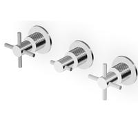 Zucchetti Helm mitigeur de lavabo encastrée acier ZHM695.XG3