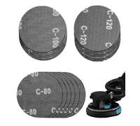 ZUGJOZD Lot de 18 grilles de disque abrasif 225 mm Grain 120/100/80， grille de ponçage ronde，disques abrasifs pour cloisons sèches, Papier abrasif pour béton，pour ponceuses Giraffe, de plafond
