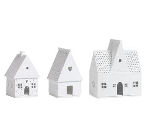 Zuhause Maison lumineuse Pain d'épices Ensemble de 3 Räder - 4045289903198