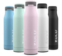 ZULU Ace Bouteille d'eau isotherme en acier inoxydable de 710 ml avec bec verseur à bec verseur anti-fuite et base amovible, bouteille réutilisable en métal pour sport, gym, voyage, rose cachemire