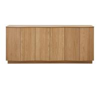 ZUMA - Buffet en bois et placage chêne naturel L200 Marron clair