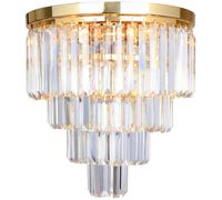 Zuma Line Amedeo plafonnier 5x40 W doré-cristal FC17106/4+1-GLD