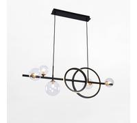 Zuma Line Taremi lampe suspendue 6x15 W noir-doré MD2448-7B-3BGD