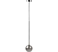 Zumaline LUNA Plafonnier suspendu Globe, chrome, 1x G9