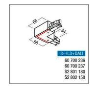 Zumtobel Zumtobel Connecteur d'angle 3ph noir conducteur de protection extérieur S2 802150 Quantité:1