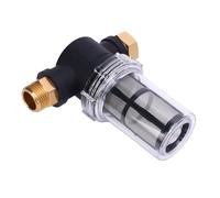 Zunate 2 Pièces Filtre à Eau en Ligne 3/4 Pouce 40 100 Mesh | Filtration à double , construction en métal ABS, installation sans outil