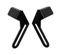 Zunate 2 Pièces Support D'outil de Touret à Meuler en Acier au Carbone de | Support d\'atelier robuste, montage à fente réglable, kit de support gauche droit, plate-forme d\'affûtage stable