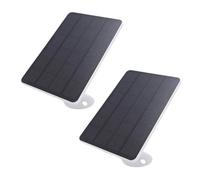 Zunate 2Pack Panneau Solaire Chargeur pour Sonnette Caméra Ring | Ajustement universel, charge haute efficacité, installation sans effort, construction résistante aux intempéries.