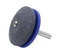 Zunate 3Pcs Affûteur en Pierre Universel pour Lame de Tondeuse (BLUE) | Mèche rotative en corindon, outil de meulage attaché à la perceuse, entretien de la tondeuse de jardin, Kit Compact et