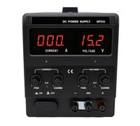 Zunate Alimentation Variable 10A DC, Bloc de Laboratoire Ajustable | Sortie de commutation régulée, 5 protections de sécurité, affichage du courant de tension à LED, unité d\'établi compacte,