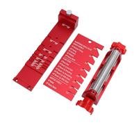 Zunate Aluminium Guide D'affûtage de Ciseaux à Biseau avec Serre | Support de fer à raboter, affûteur de pierre à aiguiser, système d\'angle de précision, outil d\'établi robuste, fixation