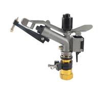 Zunate Arroseur à Impact Rotatif Automatique à 360 Degrés |Irrigation de Grande FNPT de 1 Pouce pour Pelouse de Jardin, Couverture étendue de 18 à 36 M
