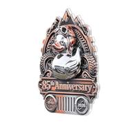 Zunate Badge de Voiture de Canard d'aventure Vintage, Emblème en Métal 3D, Décoration Adhésive Accrocheuse pour l'extérieur des Véhicules, Ajustement Universel, Longue Durée