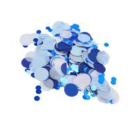 Zunate Confettis Ronds 2,5 Cm 30 G, Points de Confettis Colorés en Feuille de Tissu, de Fête de Couleurs Mélangées pour la Décoration de Table d'anniversaire de Mariage (#4)