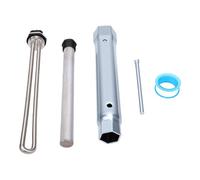 Zunate Cuivre RV Chauffe-eau Anode Tige Ensemble avec ouille | Construction durable, essentiel pour les voyages en camping, convient aux radiateurs compacts, comprend un ruban fileté,